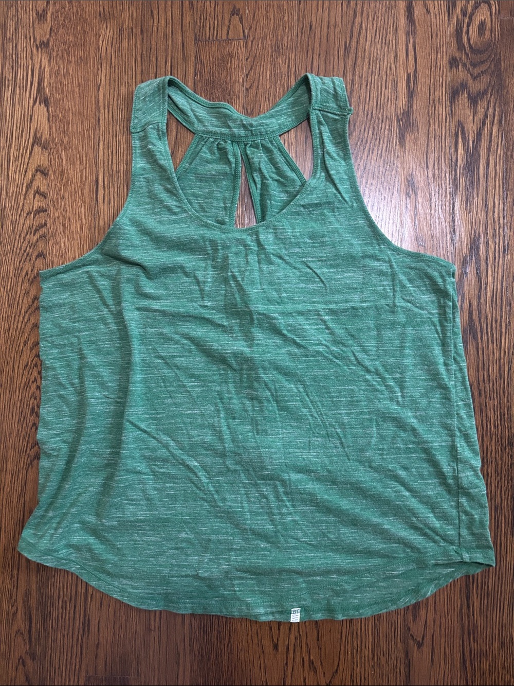Adore Me Walk Pop Women’s Green Racerback Tank Top, Size Large, Excellent Cond!